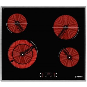 PYRAMIS PHC61510IFB ΑΥΤΟΝΟΜΗ ΚΕΡΑΜΙΚΗ ΕΣΤΙΑ INOX 58x51εκ. 174020060